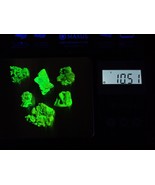 6 Piece lot of  Autunite /  Meta-autunite Crystals, Fluorescent Uranium Ore - €91,20 EUR