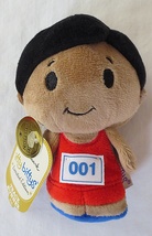 Hallmark Itty Bittys Olympics Dark Skinned Male Track Runner Plush - £6.35 GBP