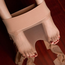 Women Sexy Ultra-thin Sheer Toe Seamless Pantyhose Glossy Nylon Tights S... - £6.74 GBP