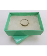 Laurel Leaf Ladies&#39; Ring, Size 10, Silver Tone w/Copper Paint, Vintage, ... - $9.75