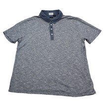 Hugo Boss Shirt Mens 2XL XXL Blue White Polo Golf Slim Lightweight Casual - $22.75