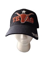 Texas Longhorns Omega Strapback Hat Cap Black Embroidered Logo Adjustable  - £11.25 GBP