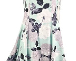 Calvin Klein Womens Blue Floral Sleeveless Illusion Hem Midi Dress Size 10 - $37.39