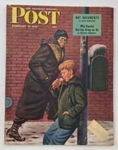 The Saturday Evening Post February 8 1947 George Weising &amp; Pat Baker by Dohanos - £54.92 GBP