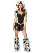 Native American Hottie Costume Medium Womens Halloween Eskimo Princess R... - $91.68 CAD