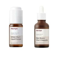 [Manyo Factory] VITA C &amp; E Serum Ampoule (10ml+15ml) Facial Vitamin Care - £19.97 GBP+