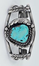 Vicki Orr Vintage Morenci Turquoise Navajo Cuff - £379.69 GBP