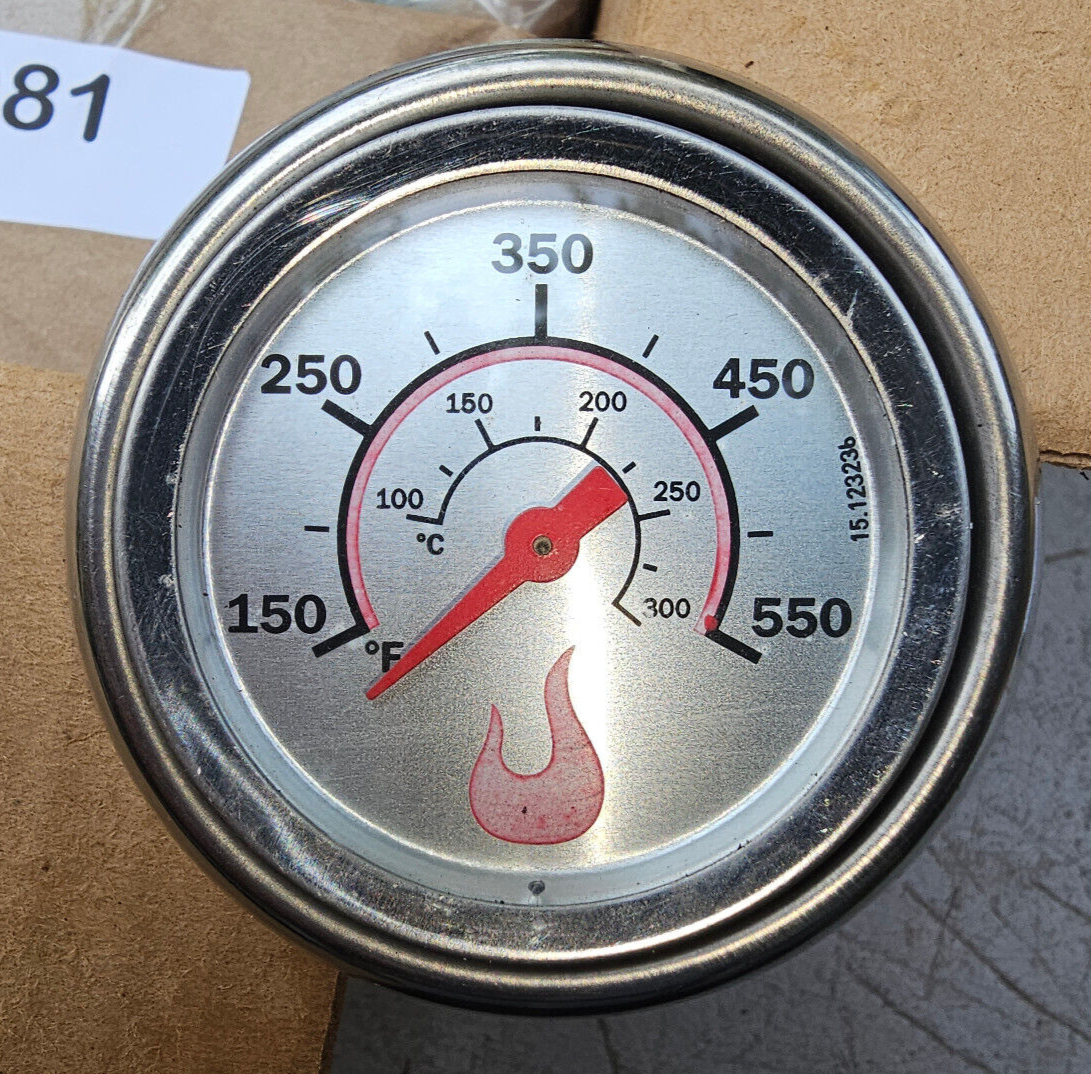 24QQ83 CHAR-BROIL THERMOMETER, TESTS GOOD, GOOD CONDITION - $5.85