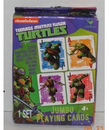 Cardinal Nickelodeon TMNT Teenage Mutant Ninja Turtles Deck Jumbo Playin... - $9.85