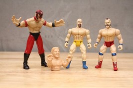 1999 Toy Biz Lot WCW Wrestling Action Figures Characters Goldberg Rey My... - $15.99