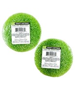 FLORAL FOAM FLOWERS GREEN ROUND ARRANGERS FOR SILK DRIED (Pack Of 2) - £4.81 GBP