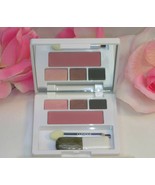 New Clinique Color Colour Surge 3 Eye Shadows &amp; Blush Compact Strawberry... - $10.55