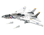 1600PCS Military Tomcat F14 Fighter Aircraft Building Blocks MOC Carrier... - $98.62