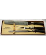 Vintage Dexter Cutlery Super Stainless 3 Piece Carving Set Knife, Fork, ... - £37.29 GBP