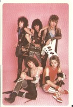 ⭕VTG card pocket calendar 1986 ATTENTA ROCK Portugal group music singer - $6.07 CAD