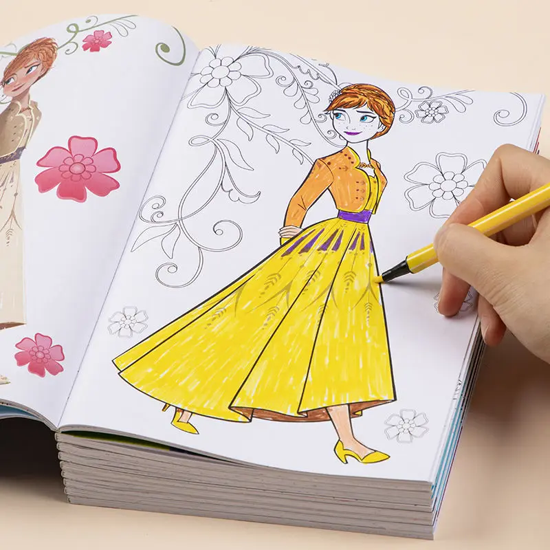 Play Montessori Play  Prince Frozen Anna A Coloring Book Drawing Book Early Educ - £26.09 GBP