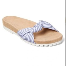 Jack Rogers Slides White &amp; Blue Striped Knot Phoebe Sandals Retail $128 ... - $61.38