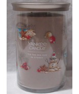 Yankee Candle Large Jar Pillar 2-wick 20 oz winter &#39;TIS THE SEA-SUN IN S... - €40,72 EUR