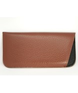 NEW Soft Eyeglasses Glasses Light Brown Case Pouch With Cleaning Cloth 1... - $4.95