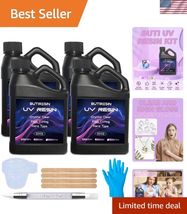 2000g UV Resin, UV Resin Clear - Fast Curing, Crystal Clear, Odourless, ... - $80.25