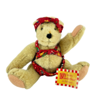 Muffy VanderBear Jointed Plush Teddy Bear At The Beach Red Bikini and Headband - £16.95 GBP