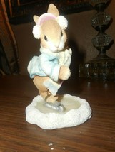 1996 Enesco My Blushing Bunnies FAITH WILL ALWAYS UPHOLD YOU Bunny Figurine - £14.25 GBP