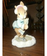 1996 Enesco My Blushing Bunnies FAITH WILL ALWAYS UPHOLD YOU Bunny Figurine - $18.04