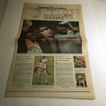 The New York Times: Oct 28 2004, Kiss That Curse Goodbye - $17.07