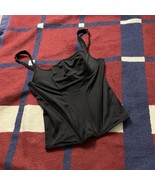 Victoria’s Secret black bustier corset top adjustable boned boning cinch... - $76.10 CAD