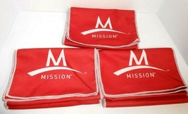 Mission  Enduracool Instant Cooling Towel - RED (Size: 6&quot; x 33&quot; )3 pk---X21 - £11.88 GBP