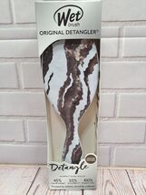 Wet Brush Original Detangler Hair Brush Black Granite Swirl Limited Edition - $8.95
