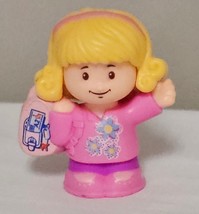 Fisher Price Little People 2016 Travel Together Airplane Emma Blonde Girl Toy - $3.15
