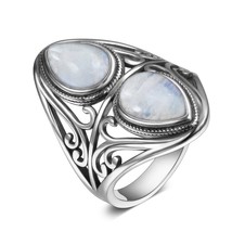 Al charoite beads rings women s silver jewelry vintage ring anniversary party gifts for thumb200