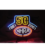 NHRA 50 Years Drag Racing Neon Sign 16&quot;x14&quot;  - £109.38 GBP