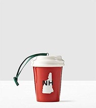 Starbucks New Hampshire NH Ornament USA State Coffee Red Mug 2016 Christmas - £26.90 GBP