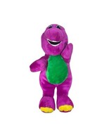 Vintage 1992 Barney The Purple Dinosaur Plush Stuffed Animal Toy 12&quot; Ope... - $22.21 CAD