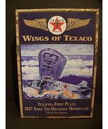 WINGS OF TEXACO ERTL 1927 FORD TRI MOTORED MONOPLANE AIRPLANE BANK 1999 - £35.28 GBP