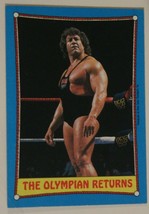 Ken Paterno WWF Trading Card World Wrestling Federation 1987 #45 Olympian Return - £1.54 GBP
