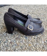 Tommy Girl Brown Chunky Heel Leather Upper Pumps - Size 6 - $22.99