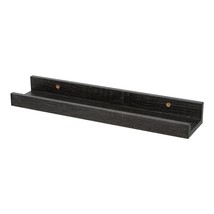 Home Basics 18" Floating Shelf, Onyx - £13.61 GBP