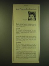 1966 Oil of Olay Ad - Your program for loveliness - £14.78 GBP