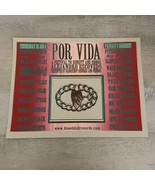 Alejandro Escovedo Chicago Gig Poster Por Vida Bloodshot Records Abbey Pub  - $25.00