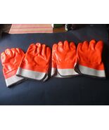 2 pair orange 70% PVC 30% Cotton Gloves RN 78713 VGUC Large Cuff Waterproof - €10,71 EUR 2 pair orange 70% PVC 30% Cotton Gloves RN 78713 VGUC Large Cuff Waterproof - €10,71 EUR