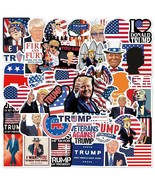 50 Pcs Donald Trump 2024 President Campaign Stickers Car Bumper/Republic... - £6.48 GBP
