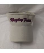 Vintage MLB Chicago Cubs Wrigley Field  Visor Hat American Needle Co. Ad... - £15.54 GBP