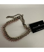 Gold Tone And Pink Beaded Bracelet New - €10,97 EUR