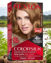 Revlon Colorsilk Salon Quality Permanent Hair Color #57 Lightest Golden Brown - £7.77 GBP