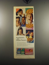 1969 Nabisco Appeteasers Ad - Appeteasers are People-Pleasers - £14.60 GBP