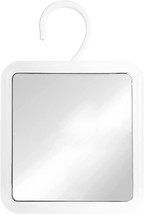 Fogless Shower Mirror For Shaving With Hook For Hanging, Anti Fog, 6.3&quot; X 6.3&quot; - £26.58 GBP