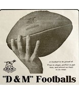 1916 D&amp;M Footballs Draper Maynard Advertisement Sports Plymouth NH DWMYC3 - $27.41 CAD